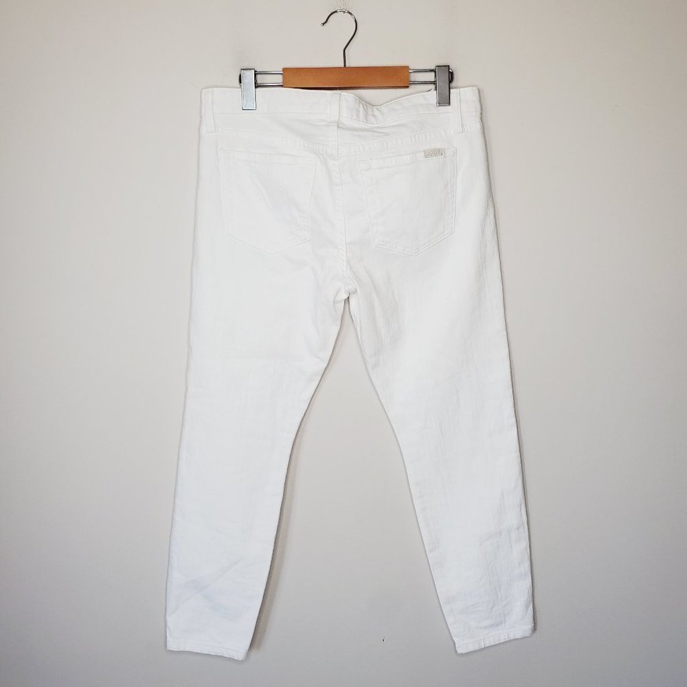 ANTHRO JOE'S White Ankle Straight Leg Jeans fit small! - Picture 4 of 11